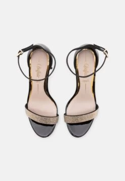 Buffalo Monroe 2 - High Heeled Sandals - Black/Gold -Fashion Shoe Store 996cf169d2ab4bcfabd19878aae00da6