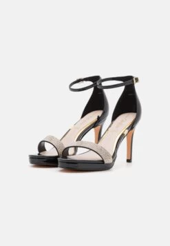 Buffalo Monroe 2 - High Heeled Sandals - Black/Gold -Fashion Shoe Store 9ae95ce3b5e040ee8f15d5c07343b8ab