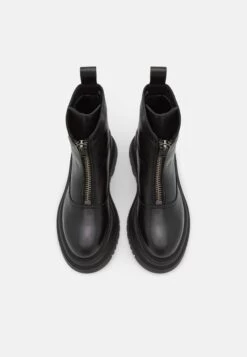 Buffalo Shade Zip Mid - Platform Ankle Boots - Black -Fashion Shoe Store 9b7a522a35d94955ba87ebf1a80fc00d