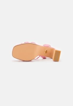 Buffalo Vegan Cherry Cage - Platform Sandals - Pink -Fashion Shoe Store a4986ce092894ec9bbb0c996afc220c6