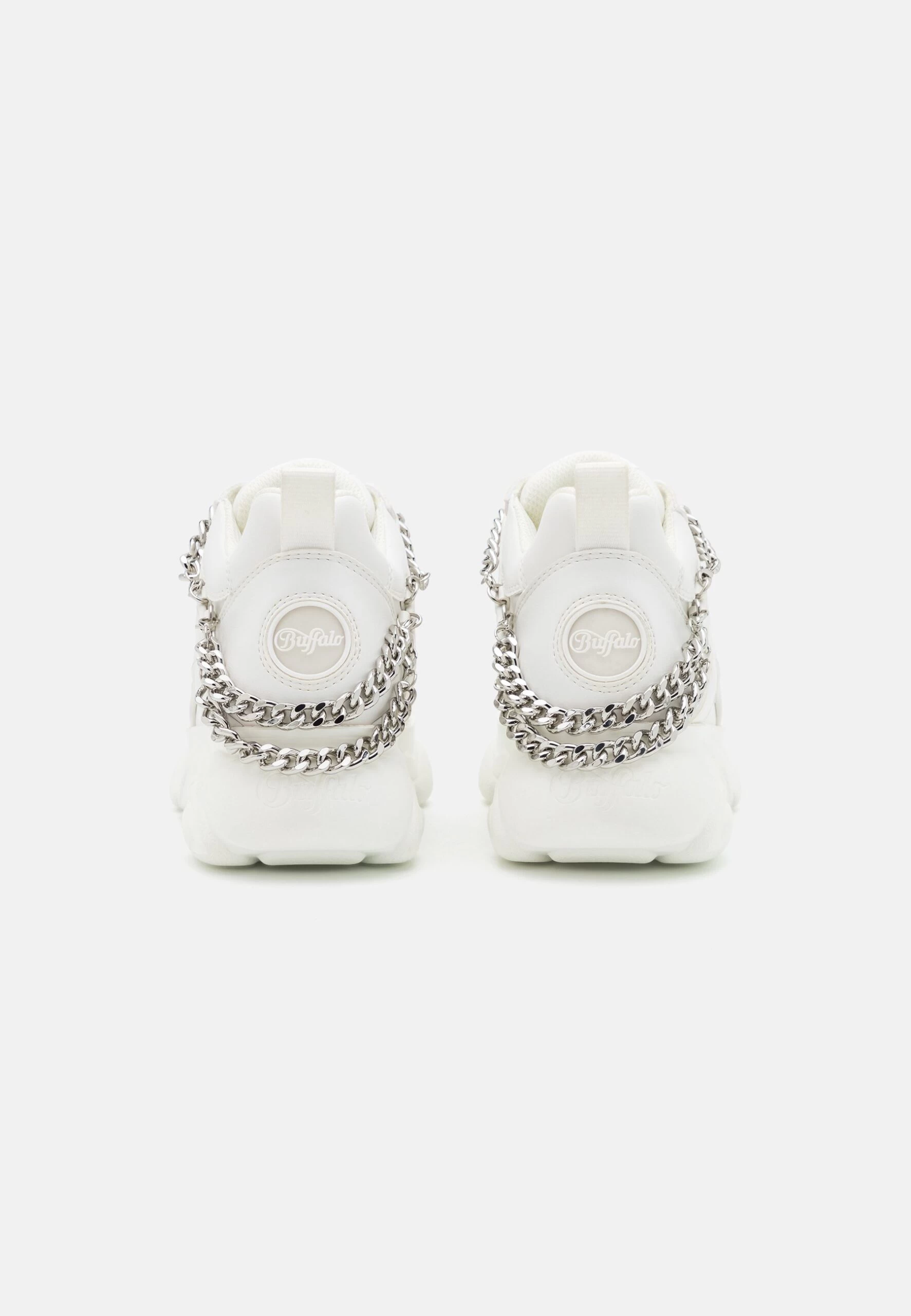Buffalo Corin Chain- Trainers - White/Silver 6 Buffalo Corin Chain- Trainers - White/Silver - Image 4