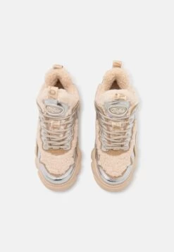 Buffalo Chai Warm - Trainers - Cream/Silver-Coloured -Fashion Shoe Store a8c891d3cee3475ea5b6b40d0ab0b010