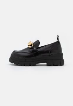 Buffalo Aspha Loafer Chain - Slip-Ons - Black