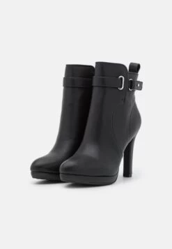 Buffalo Audrina - High Heeled Ankle Boots - Black -Fashion Shoe Store a985aac325474b0497a85be0eff48241