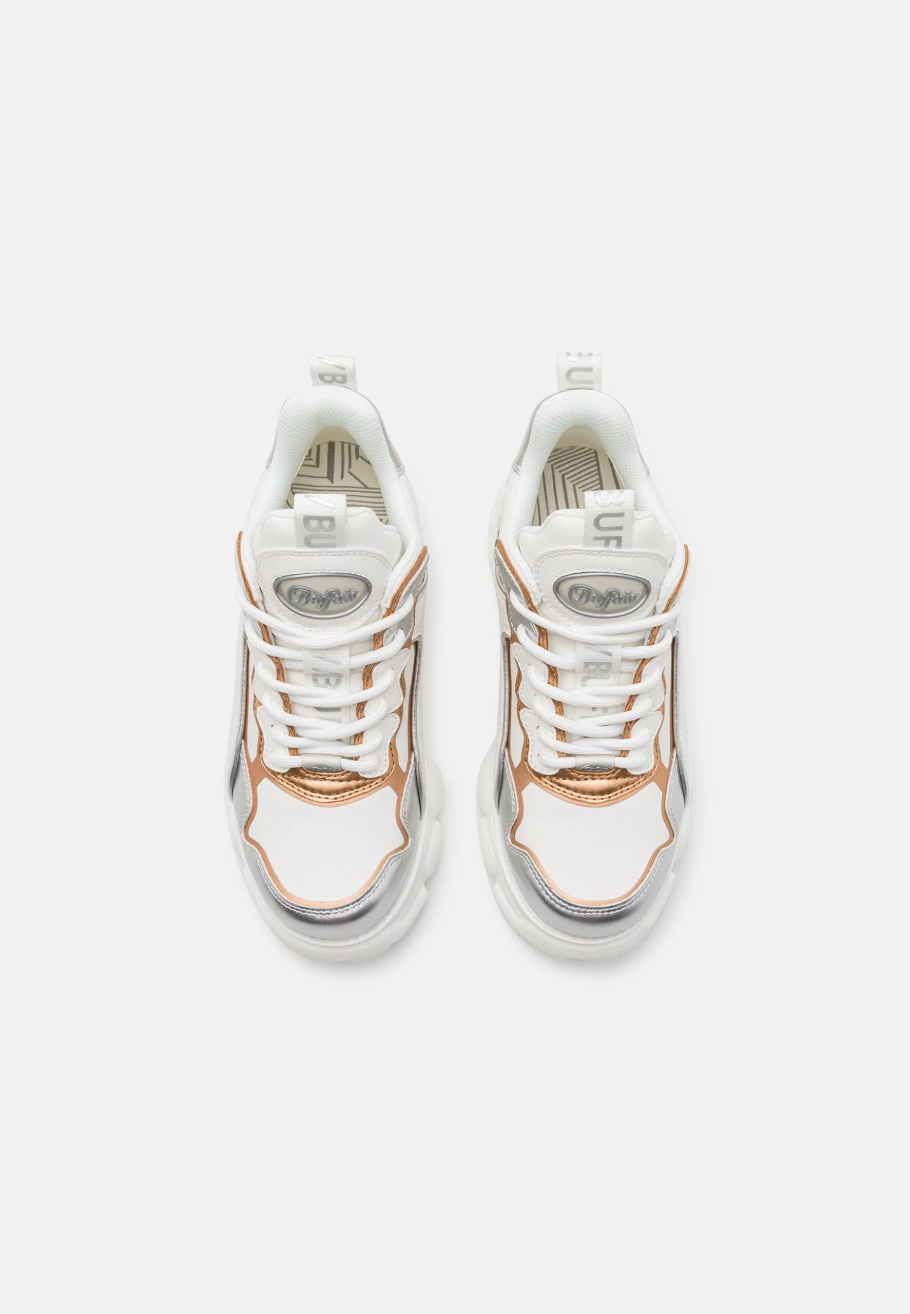 Buffalo Chai - Trainers - White/Silver/Gold 8 Buffalo Chai - Trainers - White/Silver/Gold - Image 6