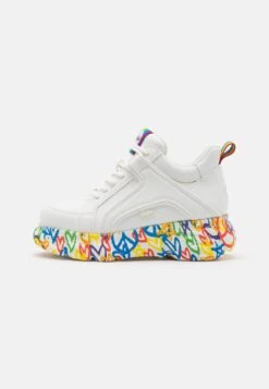 Buffalo Corin Hearts - Trainers - White -Fashion Shoe Store b62d880a766b4c9fac0df3c9139dc971