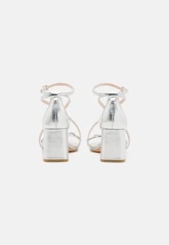 Buffalo Vegan April Glam - Sandals - Silver -Fashion Shoe Store b6bae3a960294648986047924d2fd006