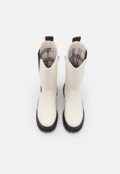 Buffalo Aspha Chelsea Hi - Platform Boots - Eggshell/Black 13 Buffalo Aspha Chelsea Hi - Platform Boots - Eggshell/Black -Fashion Shoe Store bde570efac30402f8e7318d375e53957