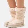 Buffalo Eve Pull-On - Boots - Cream 2 Buffalo Eve Pull-On - Boots - Cream -Fashion Shoe Store c0608fc0db244a16920808aefeb32a43