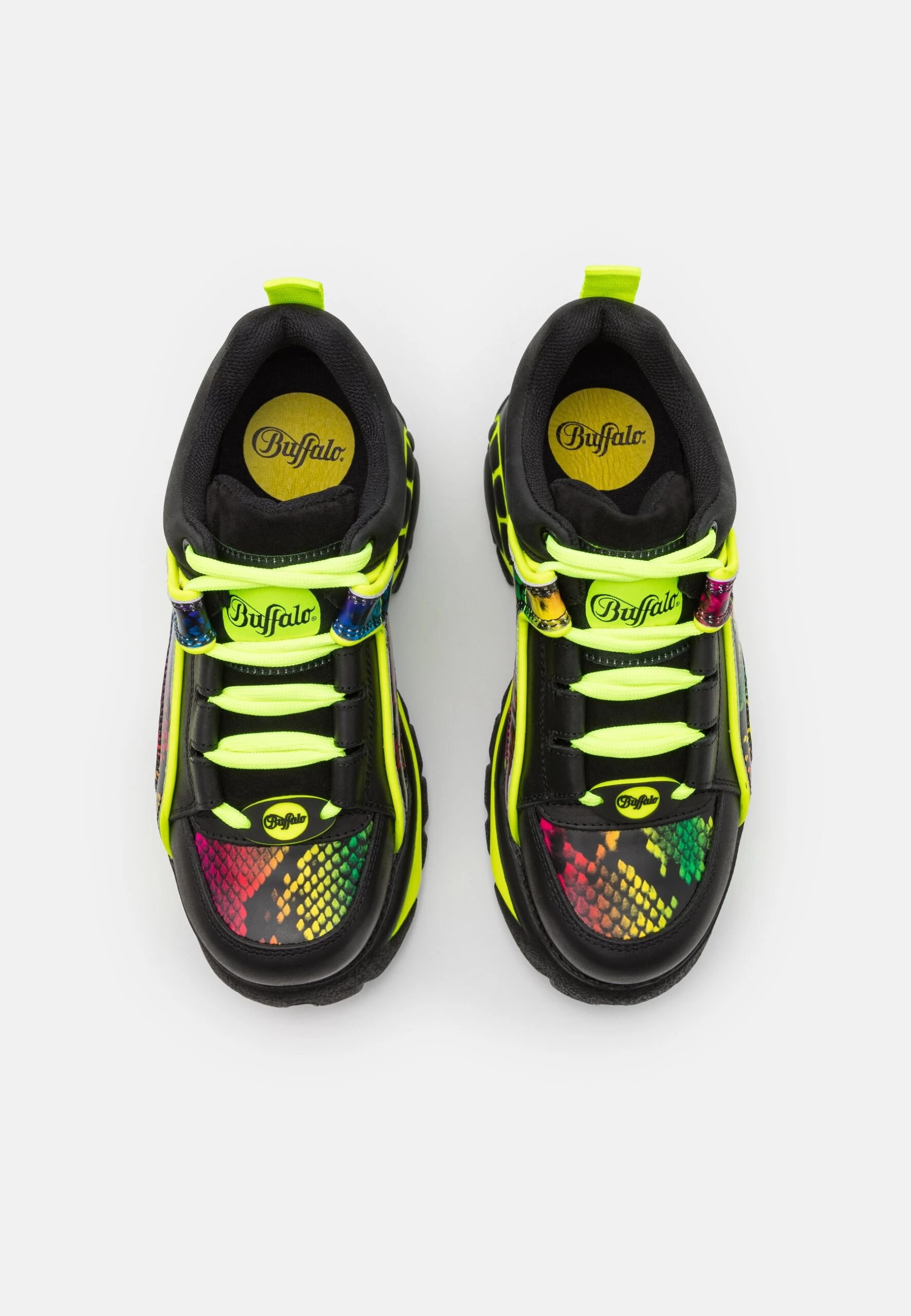 Buffalo Trainers - Black/Rainbow 8 Buffalo Trainers - Black/Rainbow - Image 6