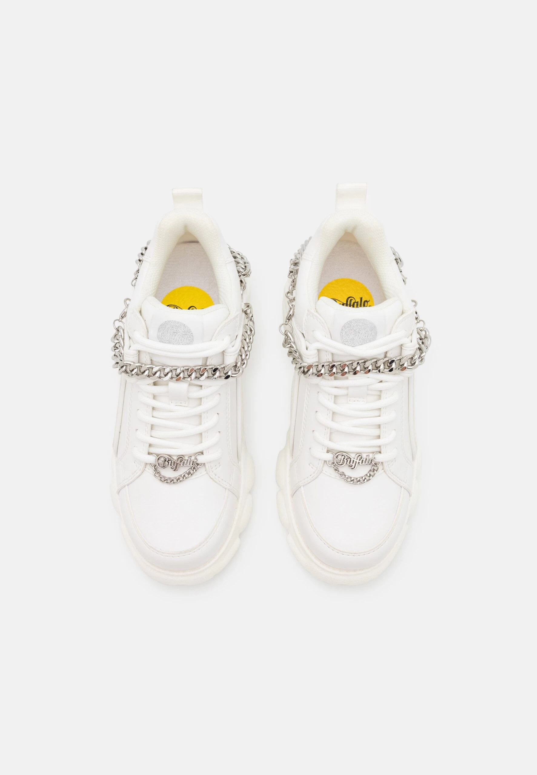 Buffalo Corin Chain- Trainers - White/Silver 8 Buffalo Corin Chain- Trainers - White/Silver - Image 6