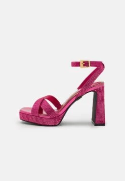Buffalo Cherry Spark - High Heeled Sandals - Hot Pink -Fashion Shoe Store d63c538ddbfd49f79b943dfd87c57a95