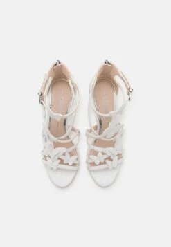 Buffalo Miranda Vegan - High Heeled Sandals - White -Fashion Shoe Store d93c65f2dab4480e8bc33933aaf6d484