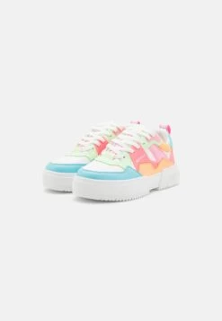 Buffalo Trainers - White / Neon Multi-Coloured -Fashion Shoe Store e7a3455cd74c468dbbfdfa3fc8531f0a