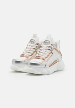 Buffalo Chai - Trainers - White/Silver/Gold 10 Buffalo Chai - Trainers - White/Silver/Gold -Fashion Shoe Store e8c4ed58290946ec9f577f03537dfdc4