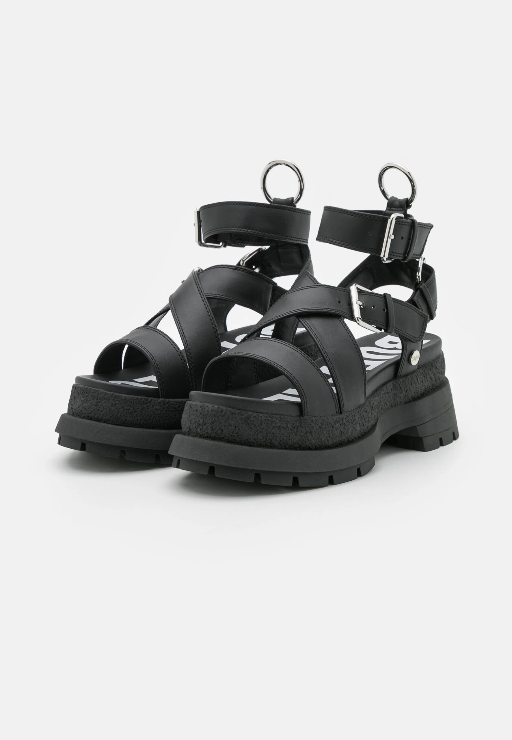 Buffalo Vegan Rude Up - Platform Sandals - Black 5 Buffalo Vegan Rude Up - Platform Sandals - Black - Image 3