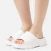 Buffalo Slide - Mules - White -Fashion Shoe Store f0d481a8b3f44664bfc743c1319ea4cd