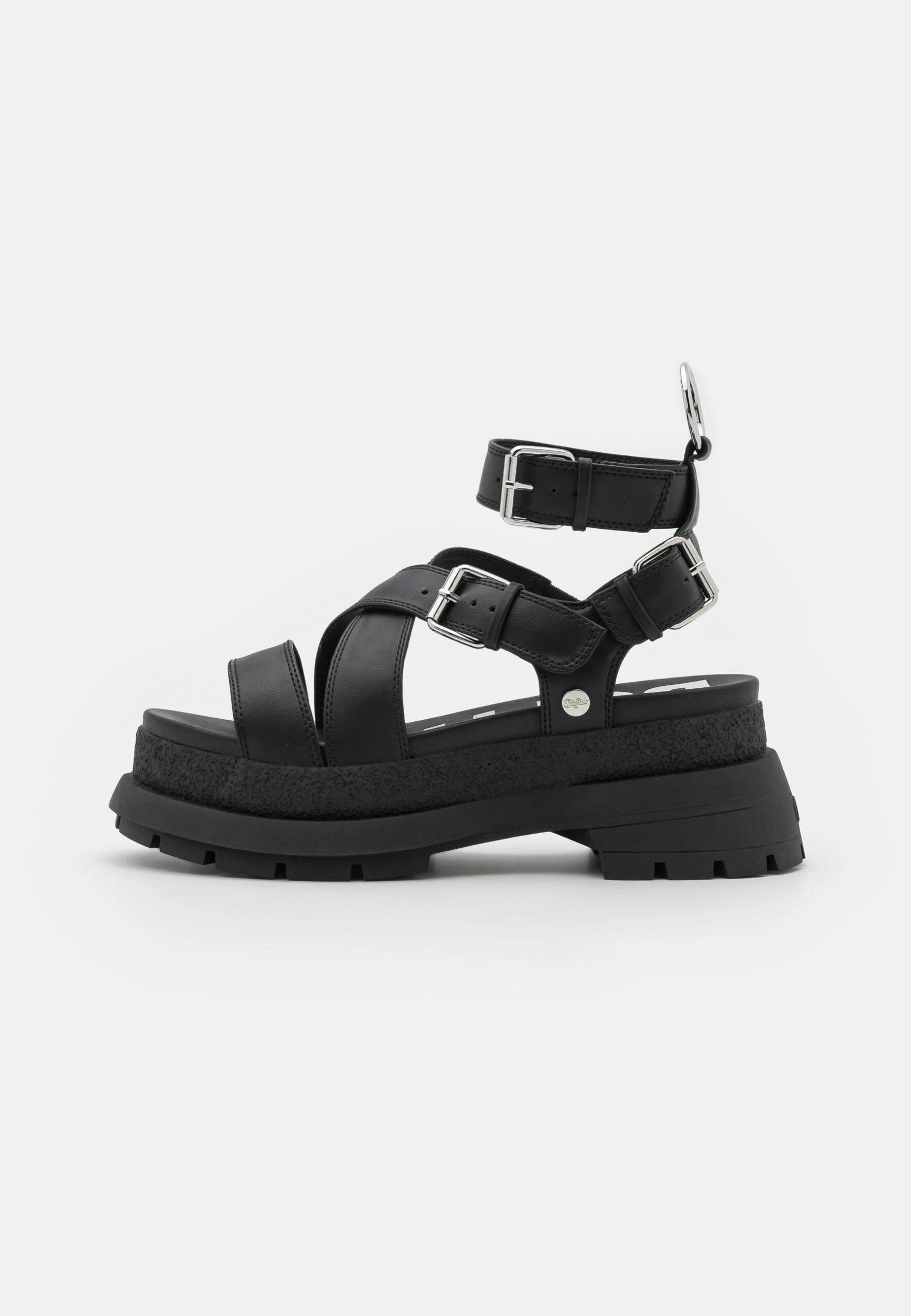 Buffalo Vegan Rude Up - Platform Sandals - Black 4 Buffalo Vegan Rude Up - Platform Sandals - Black - Image 2